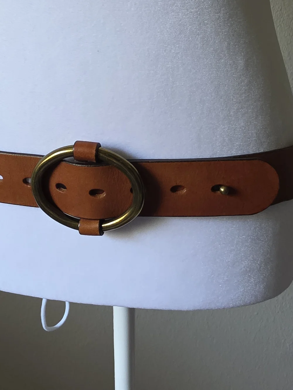 Vintage Liz Claiborne Tan Genuine Leather Western Boho Belt